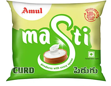 Amul Masti Pouch Curd 390 g