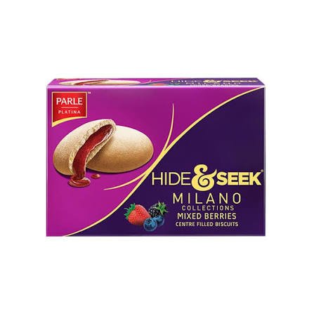 Hide & Seek Milano Center Filled Biscuits ( Mixed Berries) 100 g