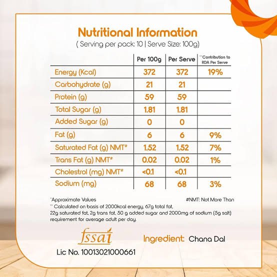 Fortune 100% Chana Dal Besan 500 g