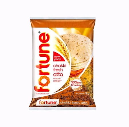 Fortune Chakki Fresh ( 100% Atta, 0% Maida ) Atta  5 kg