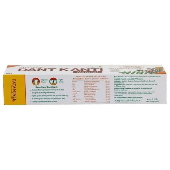 Patanjali Dant Kanti Herbal Toothpaste 200 g