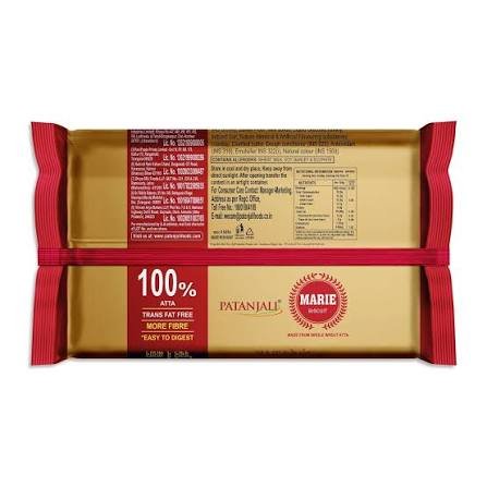 Patanjali Digestive Whole Wheat Marie Biscuits  210g g