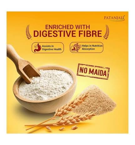 Patanjali Traditional Whole Wheat Chakki Atta (with Bran ) 10 kg