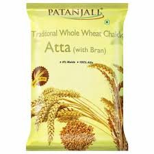 Patanjali Traditional Whole Wheat Chakki Atta (with Bran ) 10 kg
