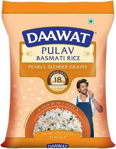 Daawat Pulav Basmati Rice ( Extra Long Grain ) 5kg