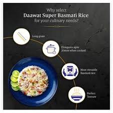 Daawat Super Basmati Rice ( Long Grain )  1kg