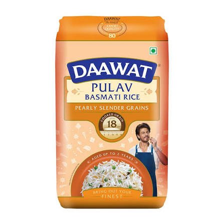 Daawat Pulav Basmati Rice ( Extra Long Grain ) 500g