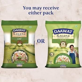 Daawat Rozana Gold Basmati Rice ( Extra Long Grain ) 1kg