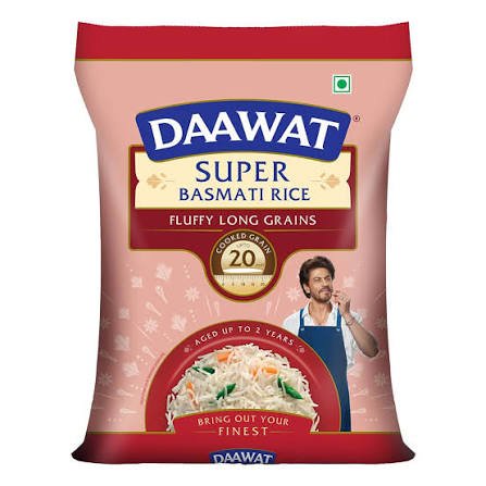 Daawat Super Basmati Rice ( Long Grain ) 5kg