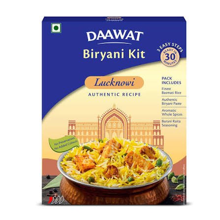 Daawat Lucknowi Biryain Kit ( Extra Long Grain ) 334 g