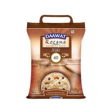 Daawat Rozana Niki BasmatiRice ( medium Grain ) 5kg