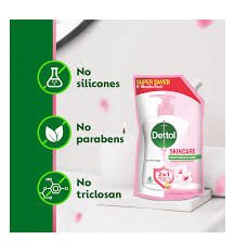 Dettol pH-Balanced Sensitive Hand Wash (Refill) – Pack of 2 (2 × 675 ml)