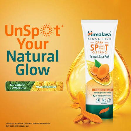 Himalaya Dark Spot Cleaning Turmeric Face Wash 100 ml