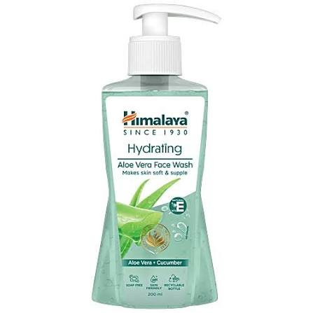 Himalaya Moisturising Aloe Vera Face Wash – Pack of 2 (2 × 200 ml)